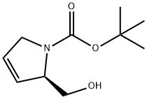 tert-butyl (2R)-2-(hydroxymethyl)-2,5-dihydro-1H-pyrrole-1-carboxylate Struktur