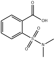 2-(dimethylsulfamoyl)benzoic acid Struktur