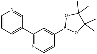 4-(4,4,5,5-tetramethyl-1,3,2-dioxaborolan-2-yl)-2,3'-bipyridine Struktur