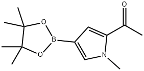 1-Methyl-5-acetylpyrrole-3-boronic acid pinacol ester Struktur