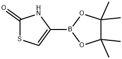 2-Hydroxythiazole-4-boronic acid pinacol ester Struktur