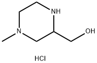 (4-methylpiperazin-2-yl)methanol dihydrochloride Struktur