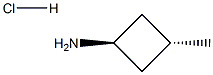 trans-3-methylcyclobutan-1-amine hydrochloride Struktur