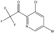 1-(5-Bromo-3-chloropyridin-2-yl)-2,2,2-trifluoroethanone Struktur