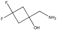 1-(aminomethyl)-3,3-difluorocyclobutan-1-ol Struktur