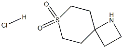 7-thia-1-azaspiro[3.5]nonane 7,7-dioxide hydrochloride Struktur