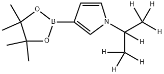 1-(propan-2-yl-d7)-3-(4,4,5,5-tetramethyl-1,3,2-dioxaborolan-2-yl)-1H-pyrrole Struktur