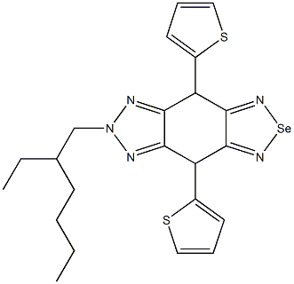 4,8-bis(thiophen-2-yl)-6-(2-ethylhexyl)-[1,2,5]selenadiazolo[3,4-f]benzotriazole Struktur