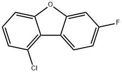 Dibenzofuran, 1-chloro-7-fluoro- Struktur