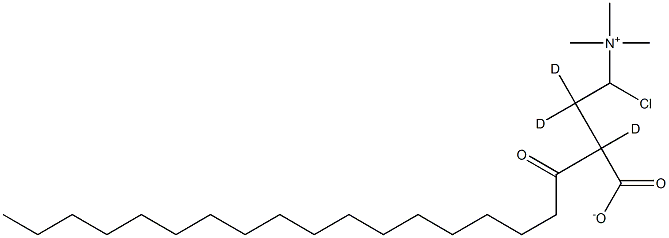 Stearoyl-L-carnitine-d3 (chloride) Struktur