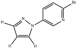 2-bromo-5-(1H-pyrazol-1-yl-d3)pyridine Struktur