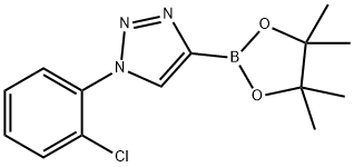 1-(2-chlorophenyl)-4-(4,4,5,5-tetramethyl-1,3,2-dioxaborolan-2-yl)-1H-1,2,3-triazole Struktur