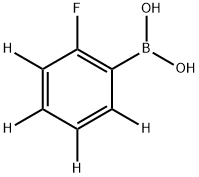 (2-fluorophenyl-3,4,5,6-d4)boronic acid Struktur