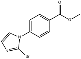 methyl 4-(2-bromo-1H-imidazol-1-yl)benzoate Struktur