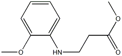 N-(2-Methoxyphenyl)-Beta-Alanine Methyl Ester Struktur