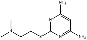 6-amino-2-{[2-(dimethylamino)ethyl]sulfanyl}-4-pyrimidinylamine Struktur