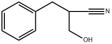 2-Hydroxymethyl-3-phenyl-propionitrile Struktur