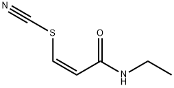 Thiocyanic acid, ester with N-ethyl-3-mercaptoacrylamide, (Z)- (8CI) Struktur