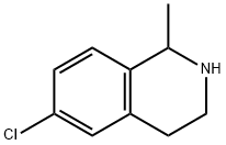 6-chloro-1-methyl-1,2,3,4-tetrahydroisoquinoline Struktur