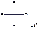 cesium trifluoromethoxide Struktur