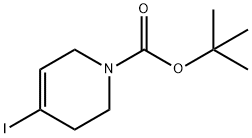 4-IODO-3,6-DIHYDRO-2H-PYRIDINE-1-CARBOXYLIC ACID TERT-BUTYL ESTER Struktur