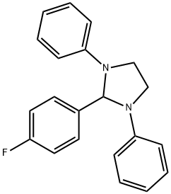 2-(4-fluorophenyl)-1,3-diphenylimidazolidine Struktur