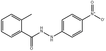 2-methyl-N'-(4-nitrophenyl)benzohydrazide Struktur