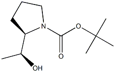 tert-butyl (S)-2-((R)-1-hydroxyethyl)pyrrolidine-1-carboxylate, 310450-41-0, 結(jié)構(gòu)式