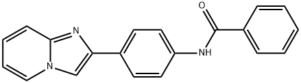 N-(4-imidazo[1,2-a]pyridin-2-ylphenyl)benzamide Struktur