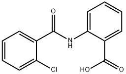 2-[(2-chlorobenzoyl)amino]benzoic acid Struktur