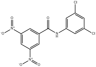 N-(3,5-dichlorophenyl)-3,5-dinitrobenzamide Struktur