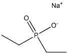 sodium diethylphosphinate Struktur