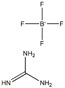 Guanidine, mono[tetrafluoroborate(1-)] Struktur