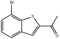 Ethanone, 1-(7-bromobenzo[b]thien-2-yl)- Struktur