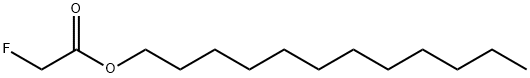 Acetic acid, 2-fluoro-, dodecyl ester Struktur