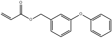 2-Propenoic acid, (3-phenoxyphenyl)methyl ester Struktur