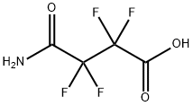 Butanoic acid, 4-amino-2,2,3,3-tetrafluoro-4-oxo- Struktur