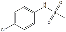 N-(4-chlorophenyl)methanesulfonamide Struktur