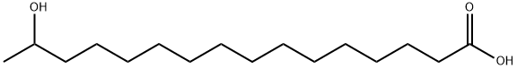 15-Hydroxypalmitic acid Struktur