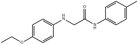 2-[(4-ethoxyphenyl)amino]-N-(4-methylphenyl)acetamide Struktur