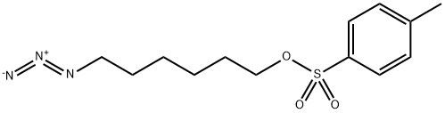 Toluene-4-sulfonic acid 6-azidohexyl ester Struktur