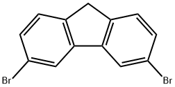 3,6-dibromo-9H-fluorene Struktur