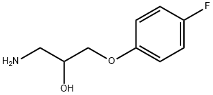 1-amino-3-(4-fluorophenoxy)propan-2-ol Struktur