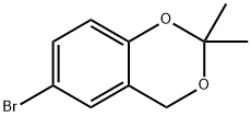 6-Bromo-2,2-dimethyl-4H-benzo[1,3]dioxine Struktur