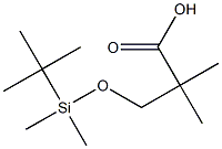 3-((tert-butyldimethylsilyl)oxy)-2,2-dimethylpropanoic acid Struktur