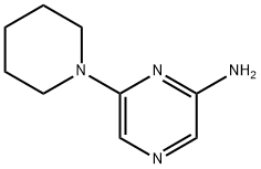 2-Amino-6-(piperidino)pyrazine Struktur