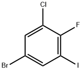 5-Bromo-3-chloro-2-fluoroiodobenzene Struktur