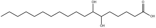 Octadecanoic acid, 6,7-dihydroxy- Struktur