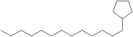 Tridecylcyclopentane. Struktur