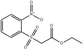 Ethyl 2-(2-nitrophenyl)sulfonylacetate Struktur